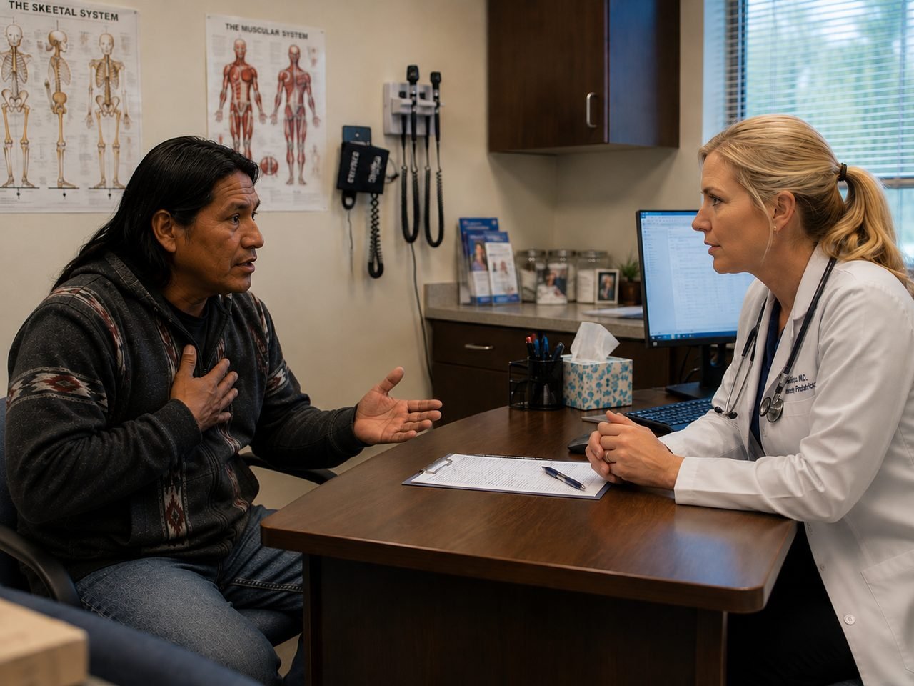 Practicando inglés para la cita médica